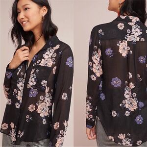 NWT Cloth and Stone black shirt from Anthropologie.